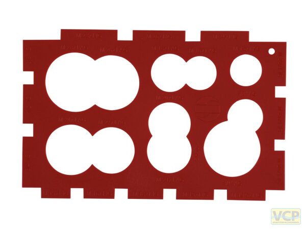 Schablone für Strahlreglergewinde aus Kunststoff