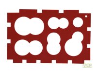 Schablone für Strahlreglergewinde aus Kunststoff