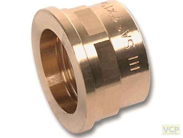 PURAFIT Einlegteil CuSi 1" x 6/4" flachdichtend mit Innengewinde