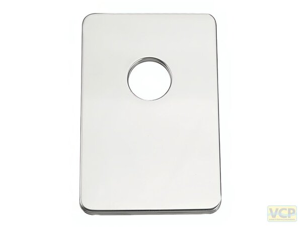 Abdeckplatte 108x168 mm aus Edelstahl für UP-Sifon OHA 4000 & OHA 6000