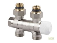 Design Ventilarmatur ARIA Set weiß Ventil, Rosette,...