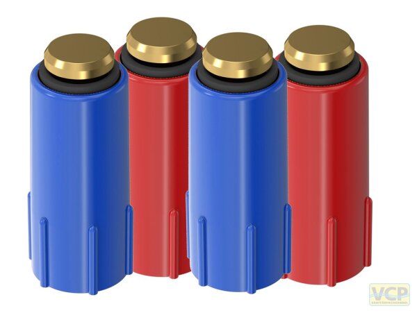 Aktionspaket 1/2" Baustopfen mit Messing Gewinde