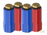 Aktionspaket 1/2" Baustopfen mit Messing Gewinde