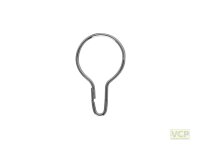 Brausevorhang Ring Ø 30mm geschlossen aus Messing