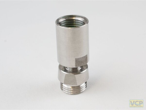Gelenk-Adapter 1/2"Ig x 1/2"Ag Edelstahl
