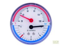 Thermo-Manometer TM80 1/2" AG hinten mit...