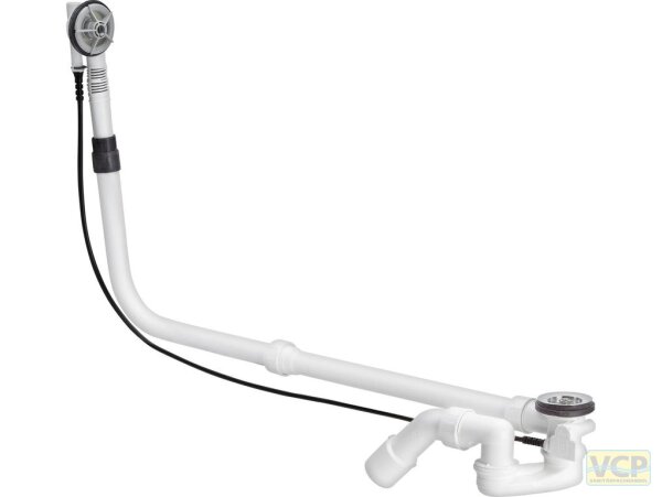 Multiplex-Ab-/Überlauf Funktionseinheit für Badewanne mit Überlänge