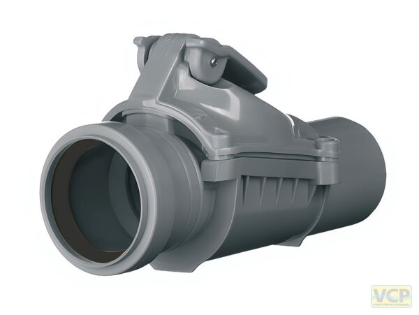 Rückstauklappe DN 50 grau