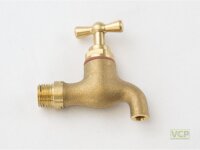 Auslaufventil Nr.1 1/4" Messing roh