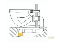 Abflussdichtung DN 90/110 für Haas Versprungbogen 3983
