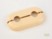 Doppelrosette "Mailand" Ahornfarben...