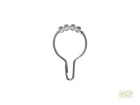 Brausevorhang Ring Ø 34mm geschlossen aus Messing...