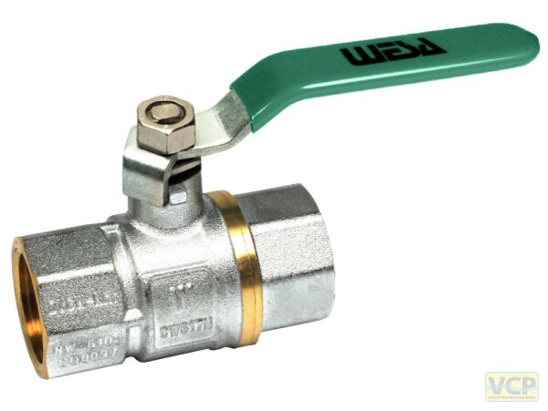 Trinkwasser Kugelhahn 1/2" PN 10 mit Stoffbuchse bis +65°C