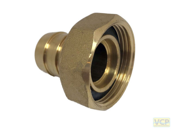 Schlauchverschraubung 1" x 5/4", messing