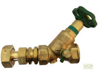 KFR-Schrägsitzventil mit Entleerung 1" mit...