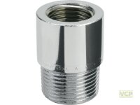 Reduzierstück Rotguss chrom 1/2"Ag x 3/8"Ig