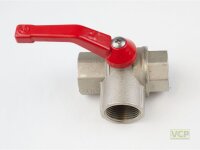Drei-Wege-Kugelhahn mit T-Küken 2"