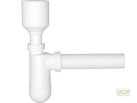 Flaschen-Sifon für Urinal 50x40 weiß