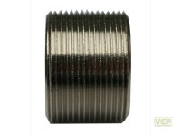 NEOPERL Gewinderohr Messing vernickelt, M22X1 X 15,5mm