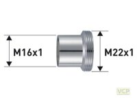 Übergangsstück M16x1 Ig x M22x1 Ag