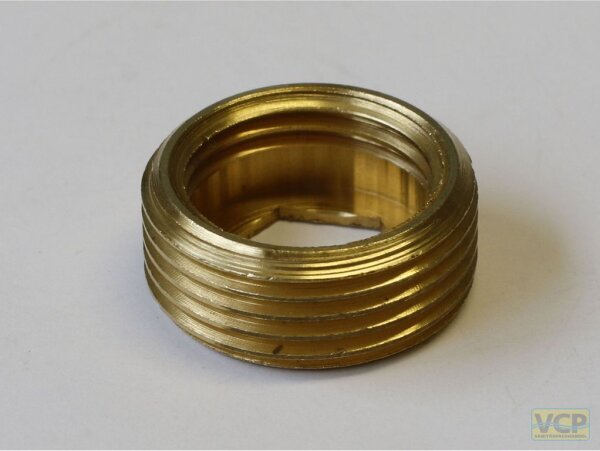 Reduzierstück Messing blank 3/4" Ag x 1/2" Ig
