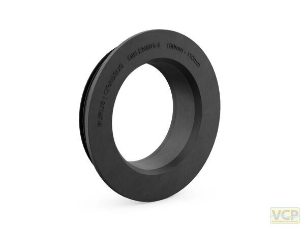 Gummiadapter CGA 150 | 110 (150mm auf 110mm), bis 0,5 bar, TPE