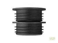 Gummiadapter CGA 123-130 | 102 (123-130mm auf 102-110mm), bis 0,5 bar, TPE