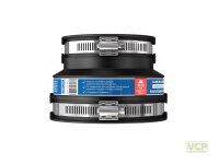 Adapterkupplung CAC 1155 (100-115mm auf 75-90mm), bis 0,6 bar, EPDM / V2A