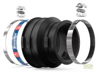 Adapterkupplung CAC 1155 (100-115mm auf 75-90mm), bis 0,6 bar, EPDM / V2A