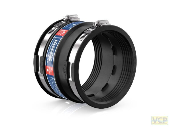 Adapterkupplung CAC 1252 (110-125mm auf 100-116mm), bis 0,6 bar, EPDM / V2A