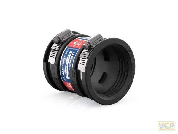 Schlauchadapter Typ 1 CDC 065 (50-65mm), bis 0,6 bar, EPDM / V2A