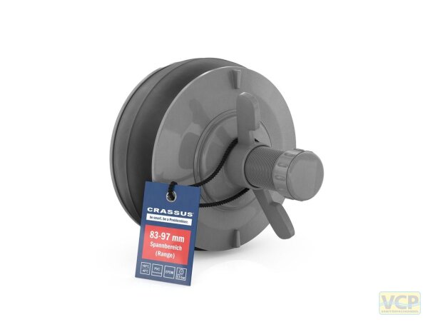 Schnellverschlussstopfen CSV 90 PVC (83-97mm), bis 0,5 bar, Länge: 100mm, EPDM / PVC