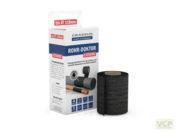 Rohr-Doktor Extreme CPW 100 Reparatur von Rohren bis 110mm AD