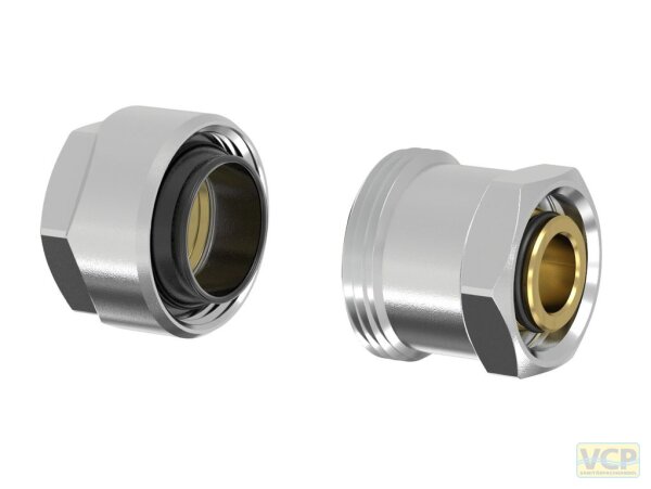 Schwarzrohradapter PLUS für 3/4" Eurokonus für 1/2" Rohr