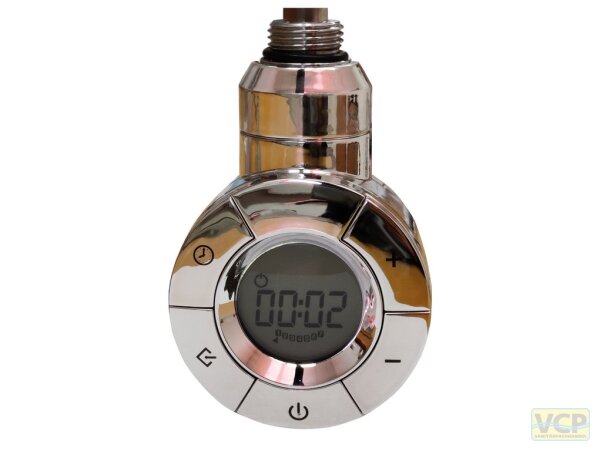 Heizstab Thermostat 900 Watt chrom