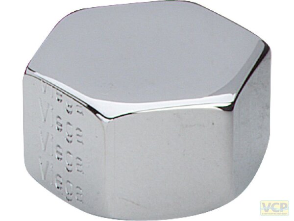 Kappe Messing chrom 3/4"