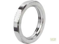 Sechskantmutter Messing chrom 1/2"