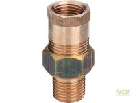 Rohrverschraubung Rotguss blank 5/4" Ig x Ag konisch...